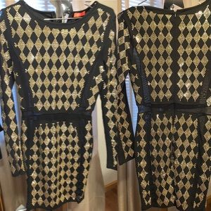 Black and Gold dress (NWOT)